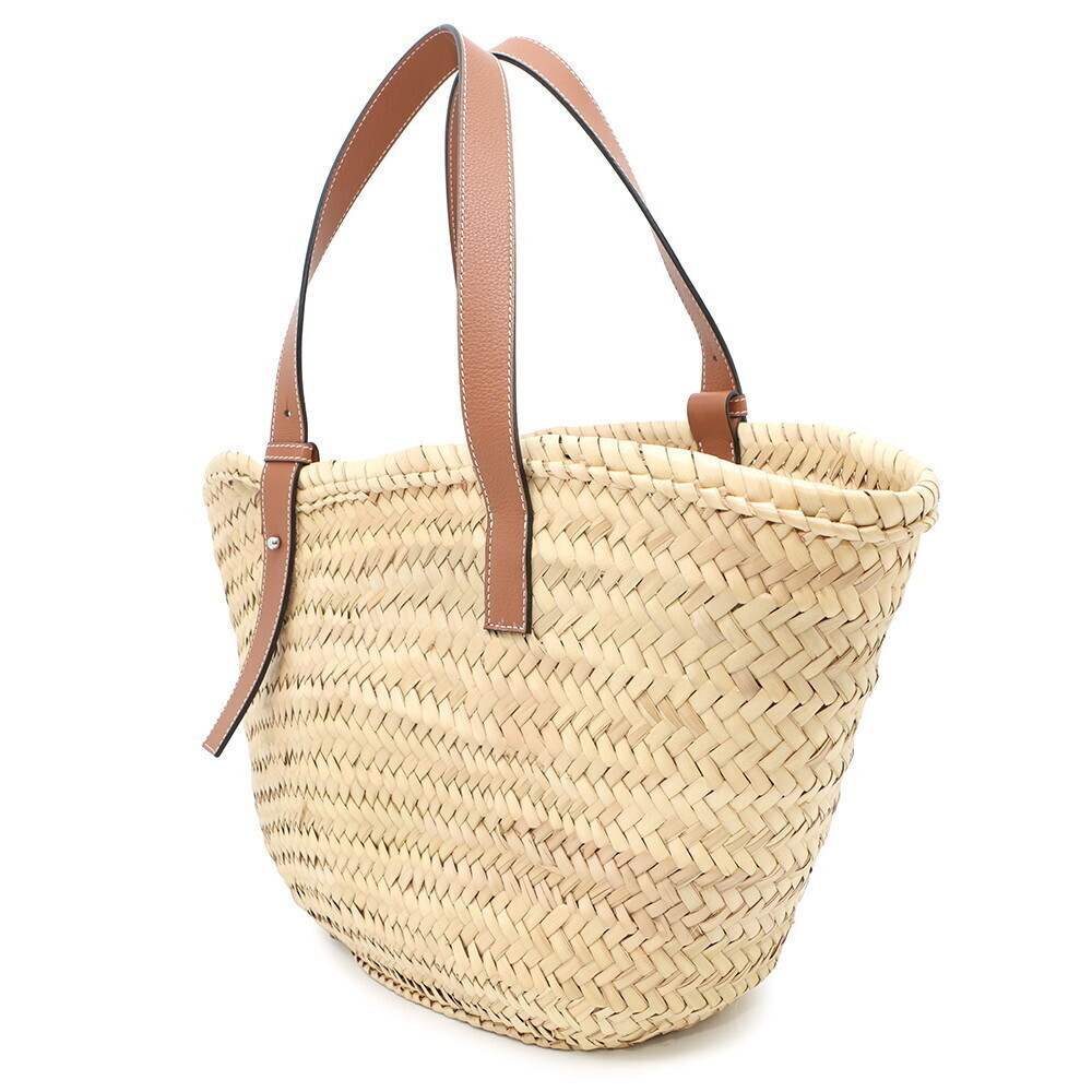 Loewe handbag basket bag tote Straw Tan brown - Picture 2 of 12